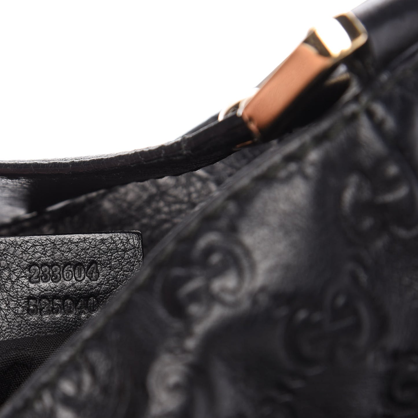 Guccissima Large New Ladies Web Hobo Black