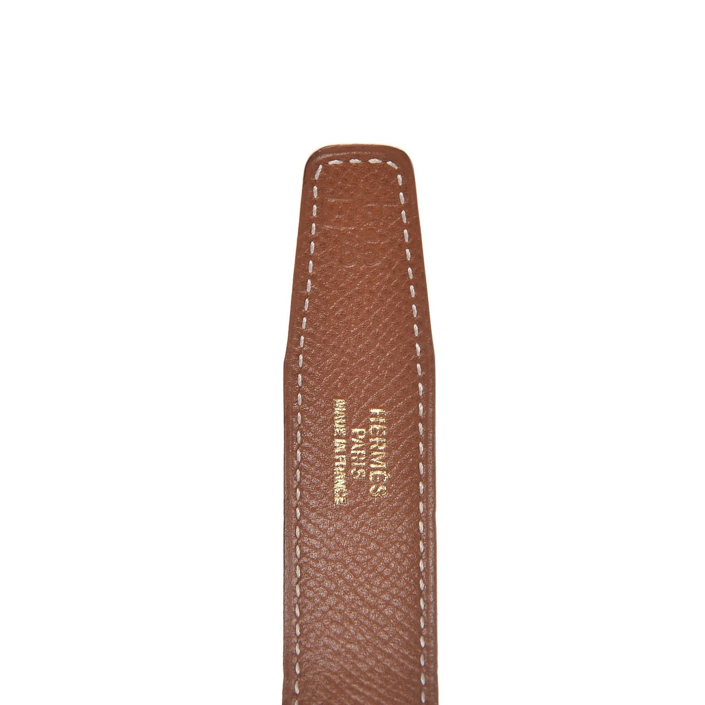 Box Courchevel Constance 24mm H Belt 65 Black Gold