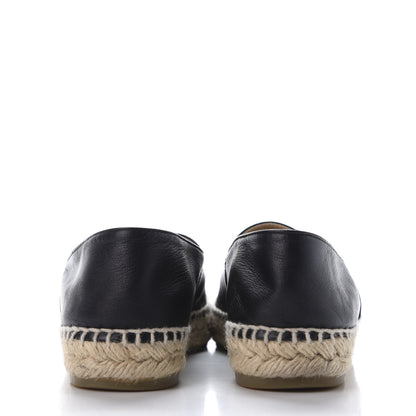 Chanel Lambskin CC Espadrilles 36 Black 5 of 11