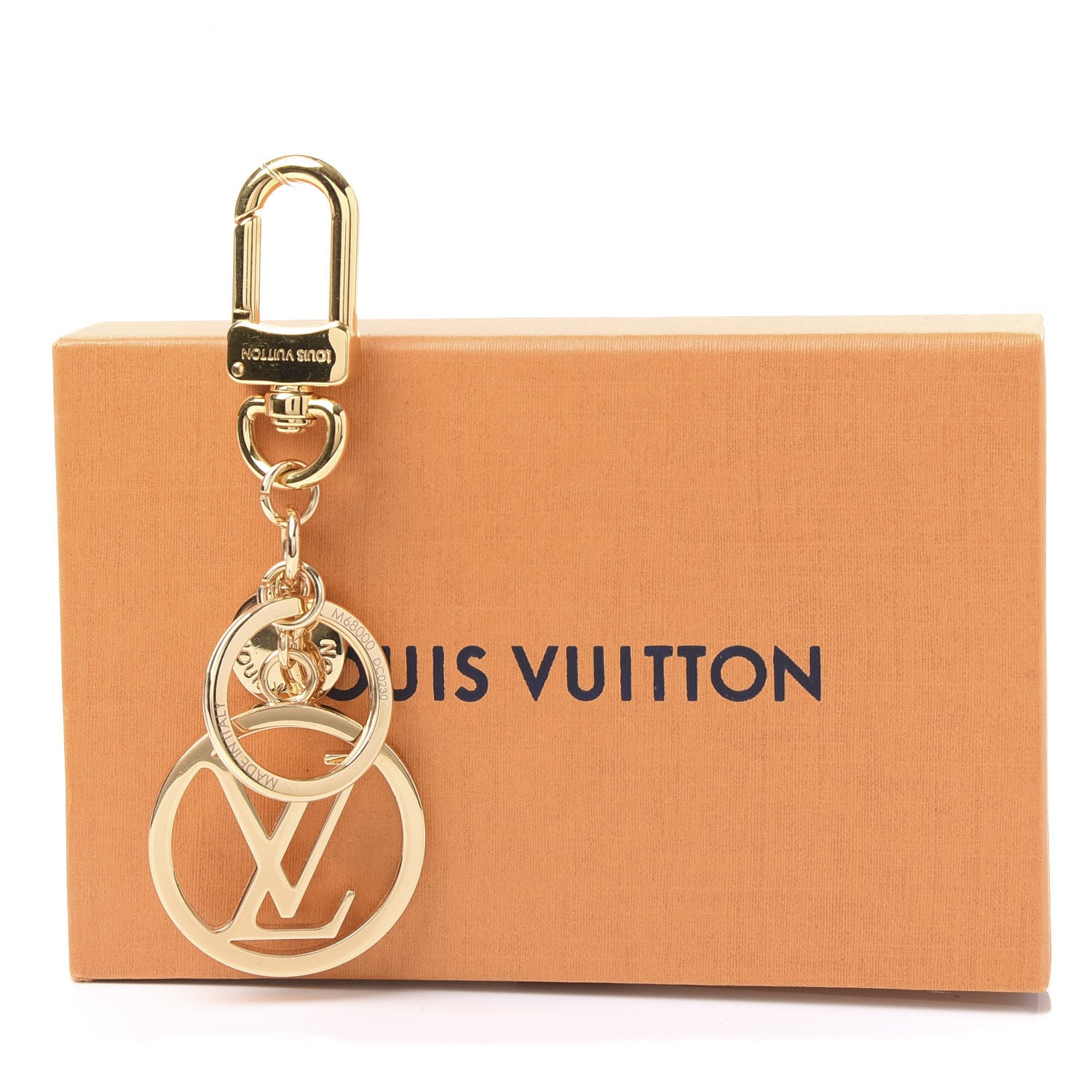 Louis Vuitton LV Circle Bag Charm Key Holder Gold 5 of 5