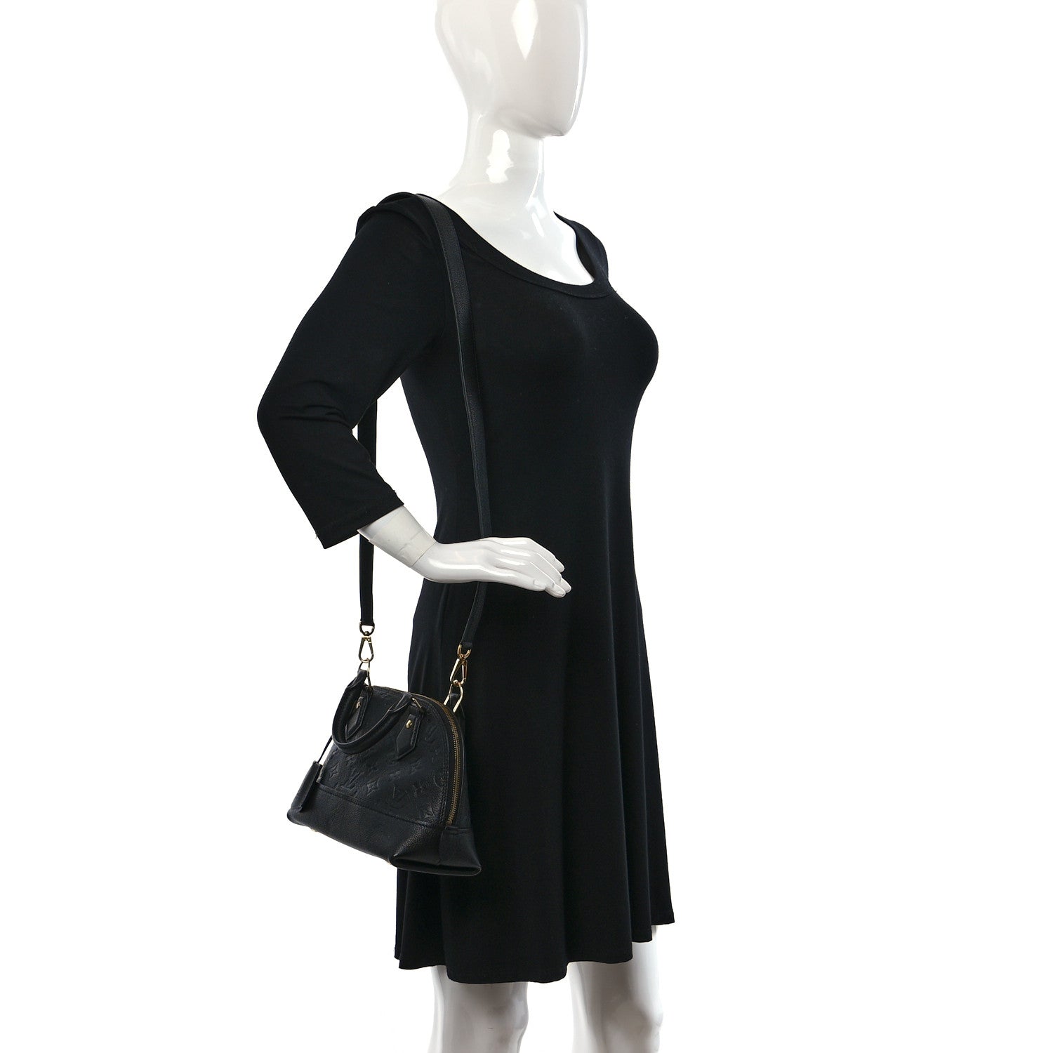 Louis Vuitton Empreinte Neo Alma BB Black 2 of 8