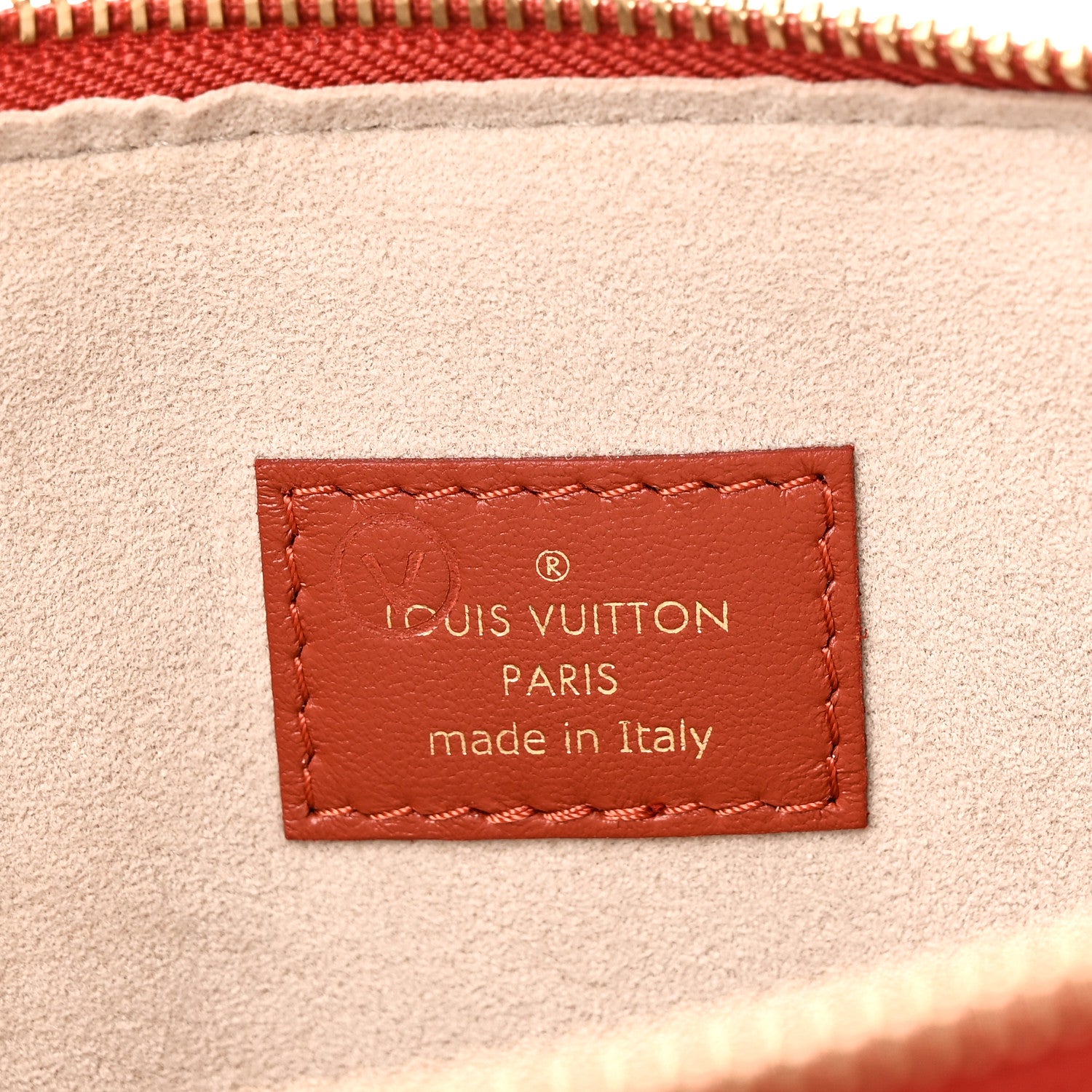 Louis Vuitton Lambskin Embossed Monogram Coussin PM Terracotta Brown 8 of 11