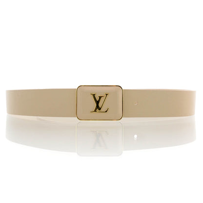 Louis Vuitton Ecrin Calfskin Belt 85 34 Opal 1 of 7