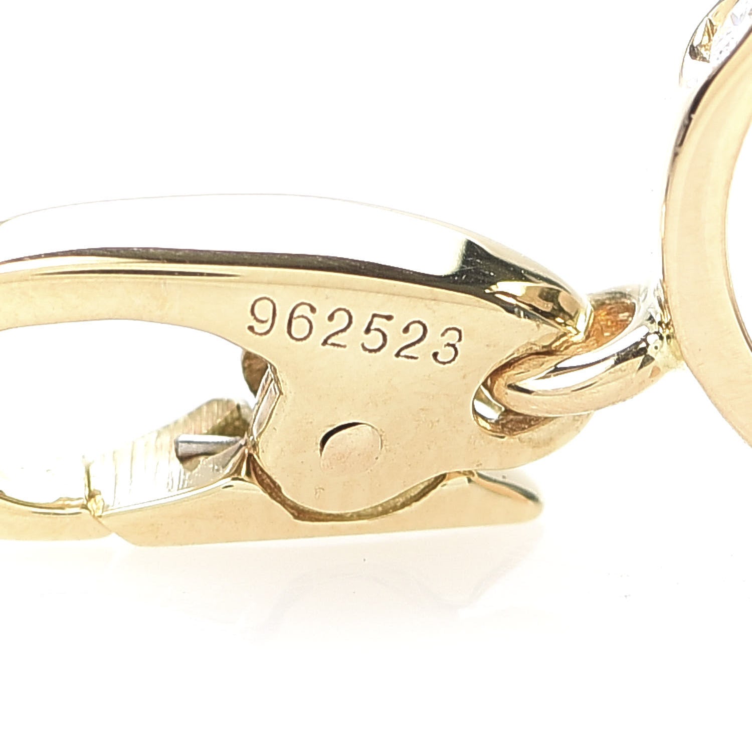 Cartier 18K Yellow Gold Diamond LOVE Ring Charm 4 of 5