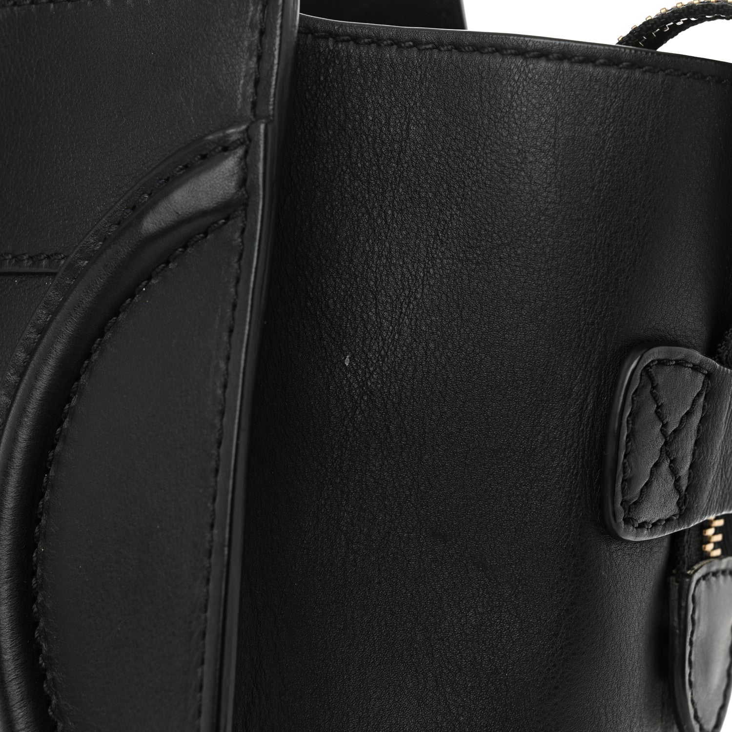 Celine Smooth Calfskin Mini Luggage Black 12 of 14