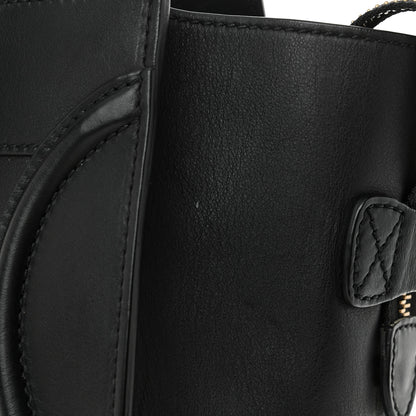 Celine Smooth Calfskin Mini Luggage Black 12 of 14