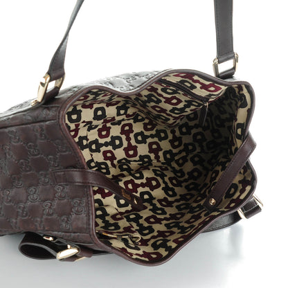 Gucci Guccissima Medium Abbey Shoulder Bag Chocolate 5 of 7
