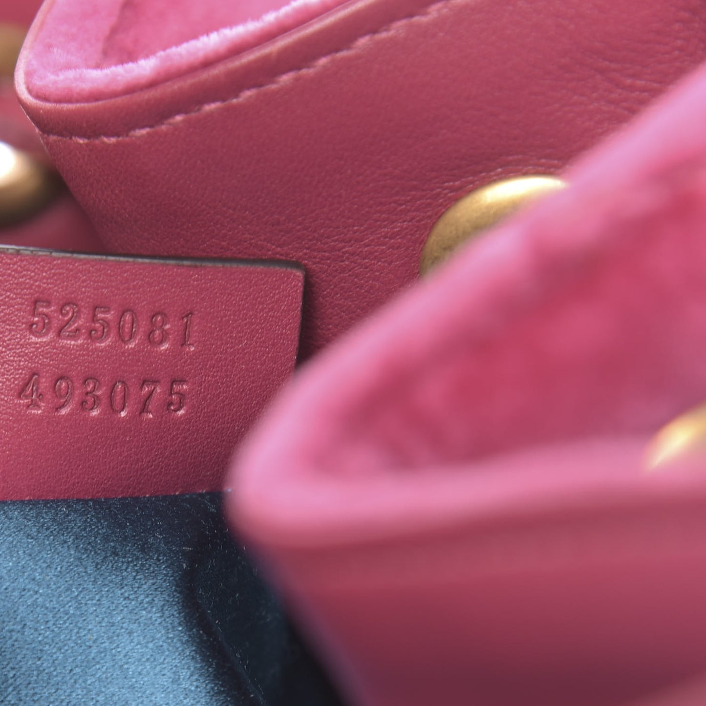 Velvet Matelasse GG Marmont Bucket Bag Light Raspberry Rose