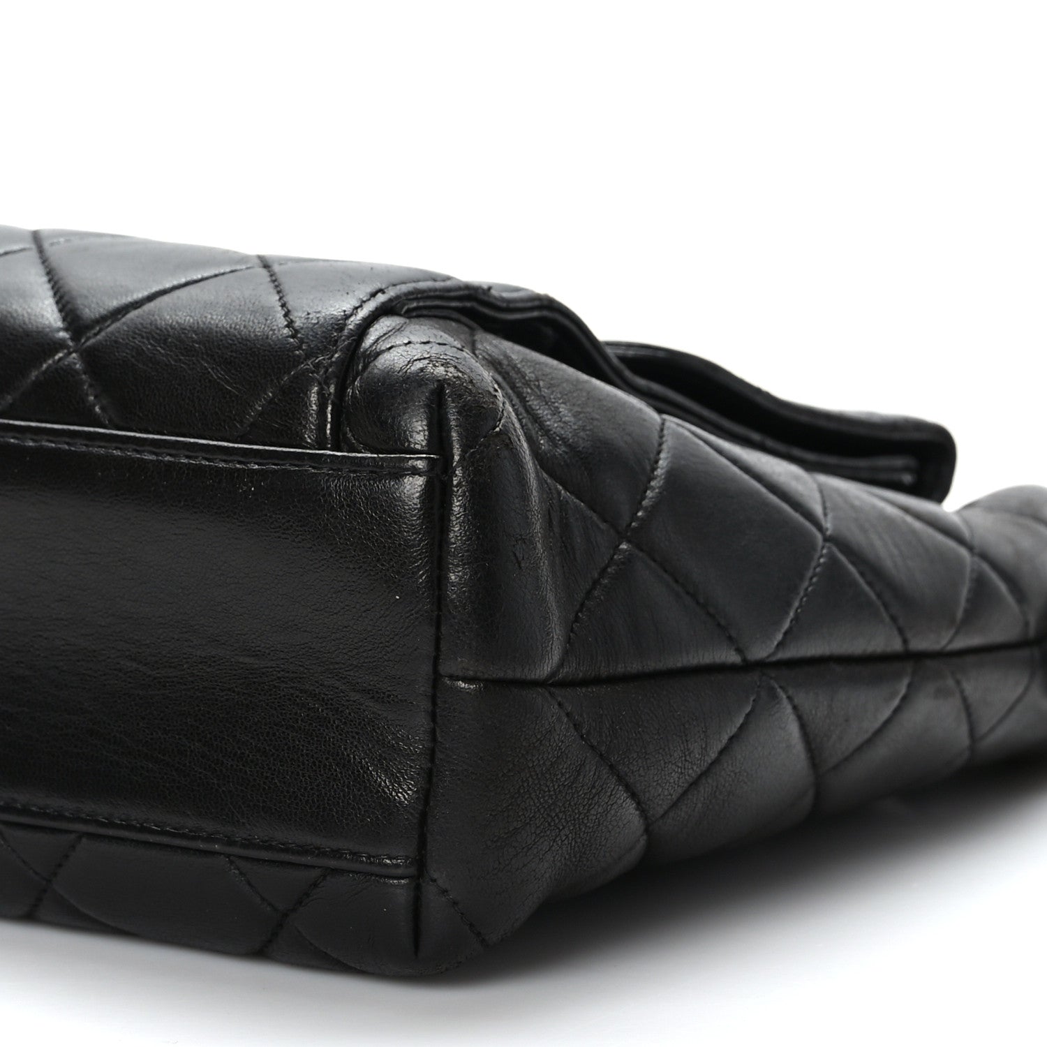 Chanel Lambskin Quilted Flap Shoulder Bag Black 8 of 8