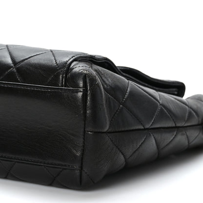 Chanel Lambskin Quilted Flap Shoulder Bag Black 8 of 8