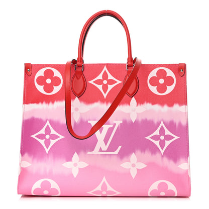 Louis Vuitton Monogram Escale Onthego GM Rouge 1 of 13