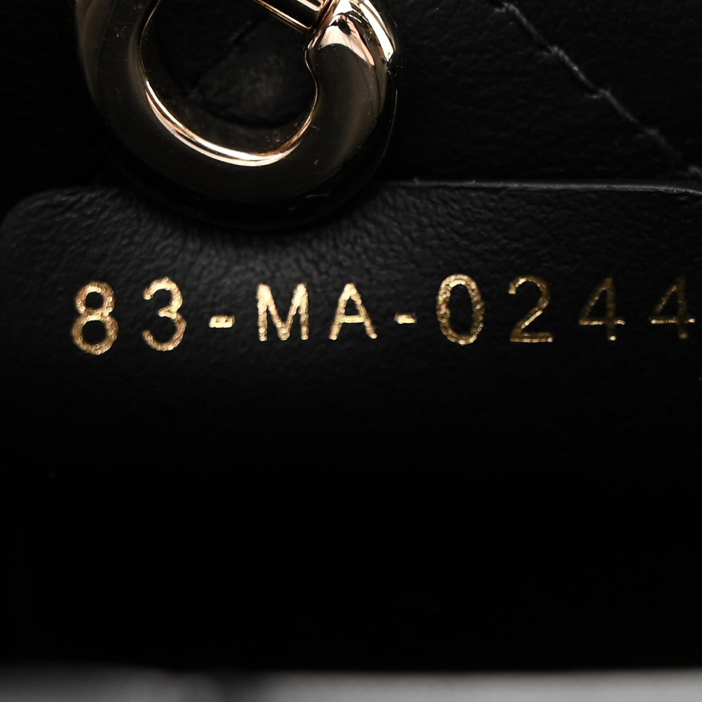 Calfskin Macrocannage Mini Book Tote Black