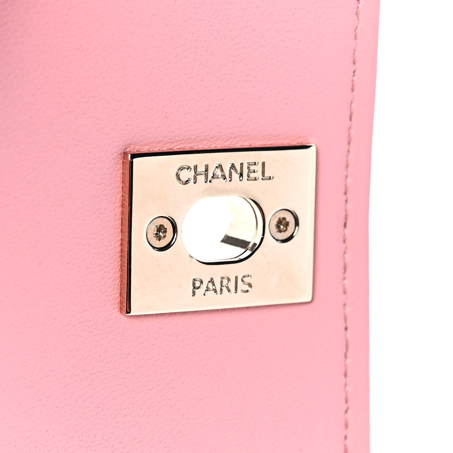 Lambskin Quilted Mini Trendy CC Clutch With Chain Pink