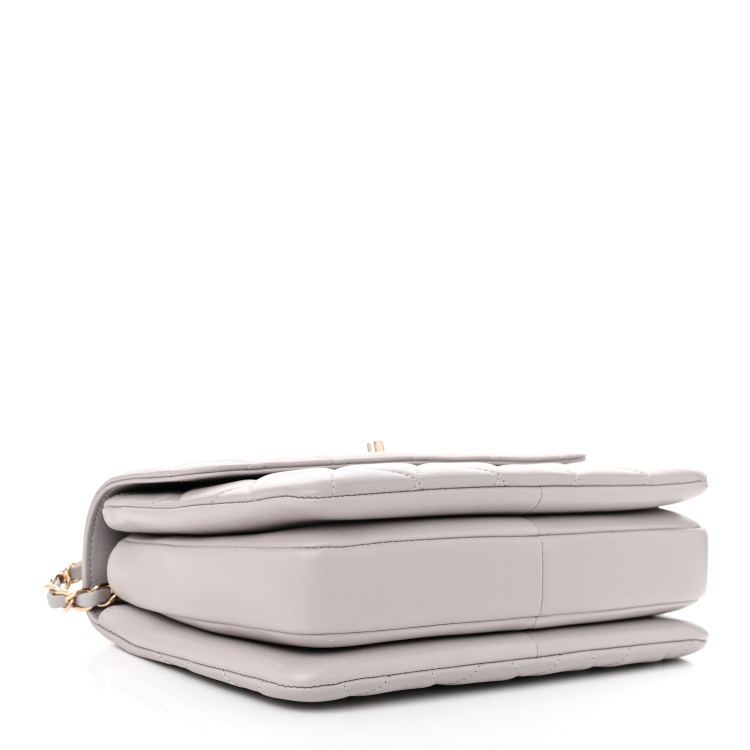 Chanel Lambskin Quilted Small Trendy CC Flap Dual Handle Bag Grey 4 of 11