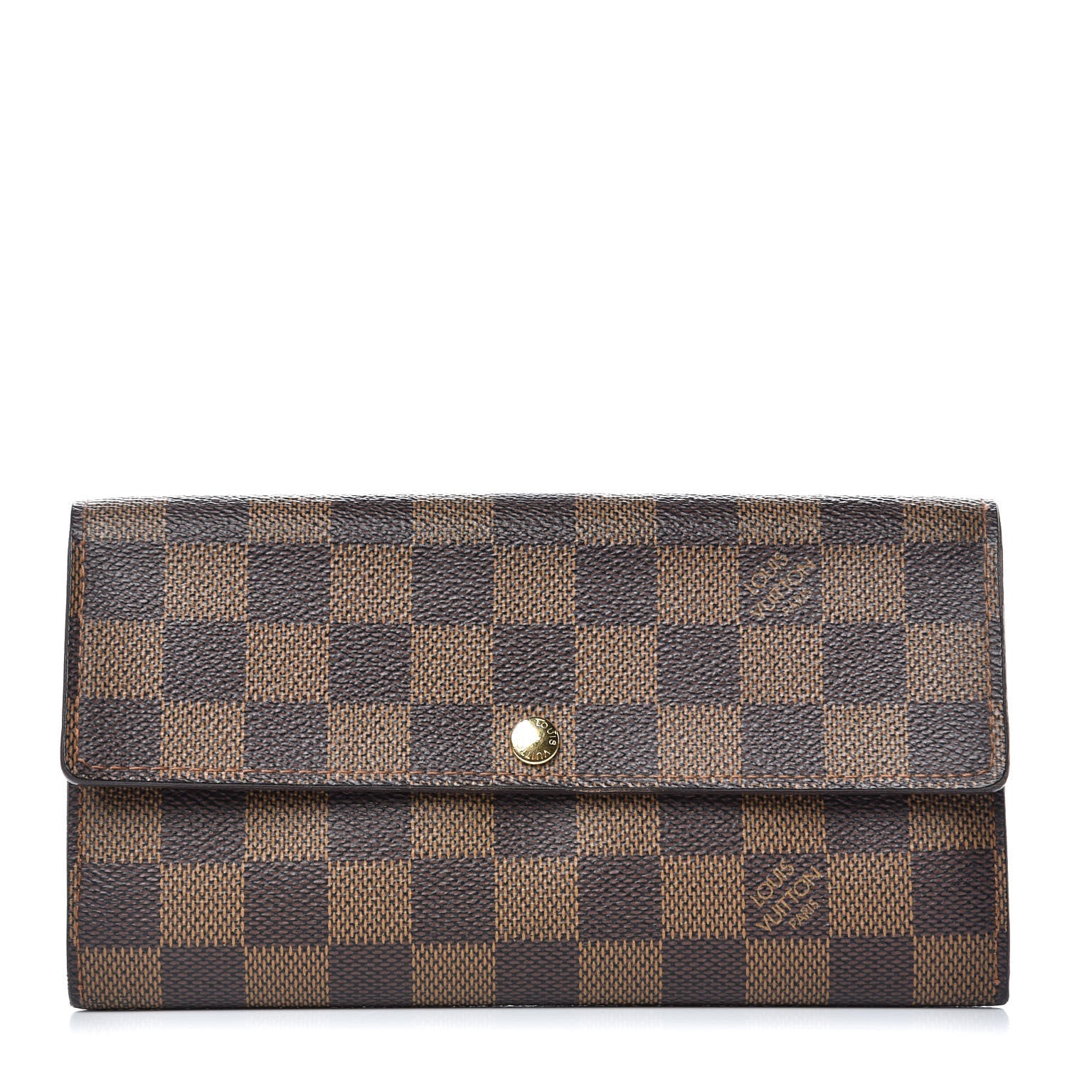 Louis Vuitton Damier Ebene Sarah Wallet 1 of 11