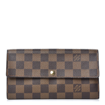 Louis Vuitton Damier Ebene Sarah Wallet 1 of 11