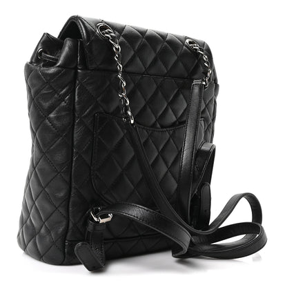 Chanel Calfskin Quilted Small Urban Spirit Backpack Black 2 of 10