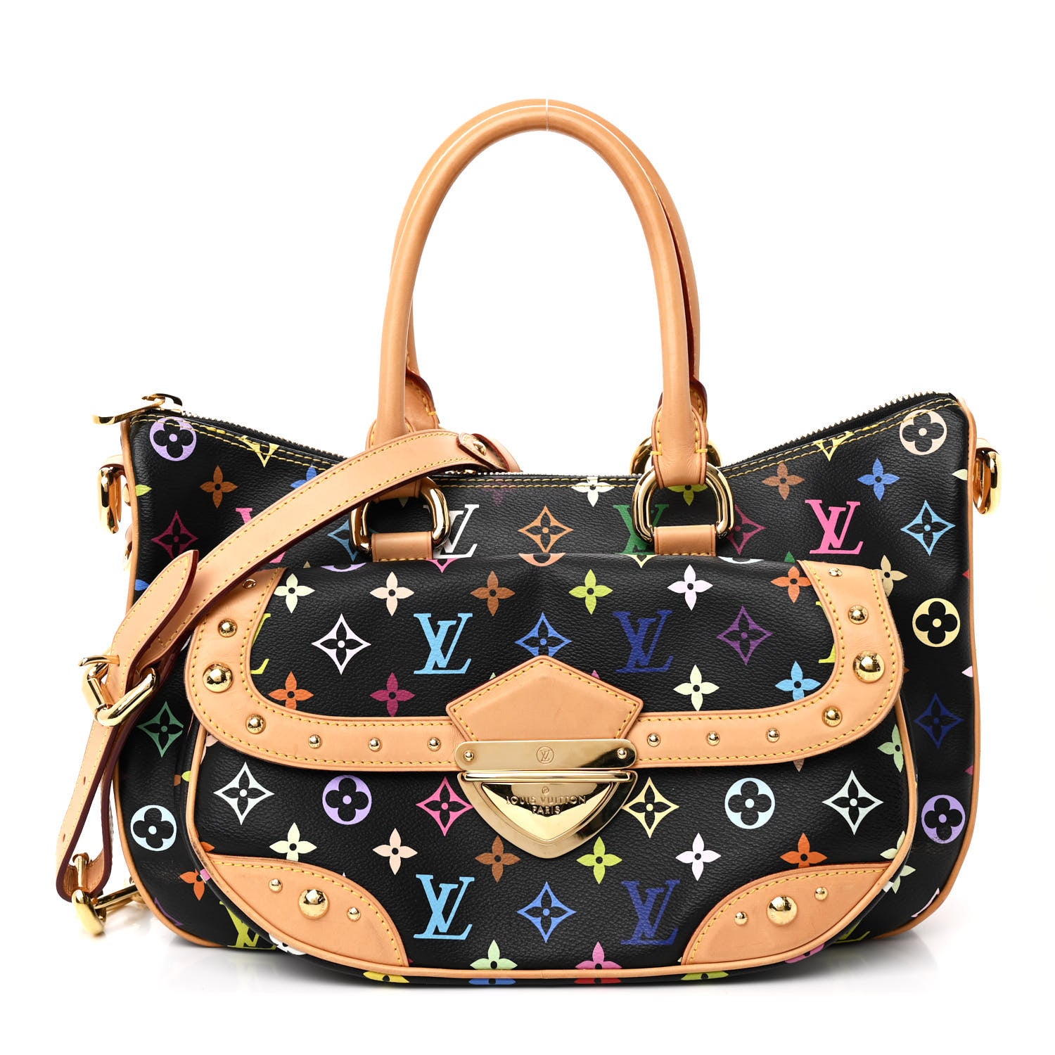 Louis Vuitton Monogram Multicolor Rita Black 1 of 9