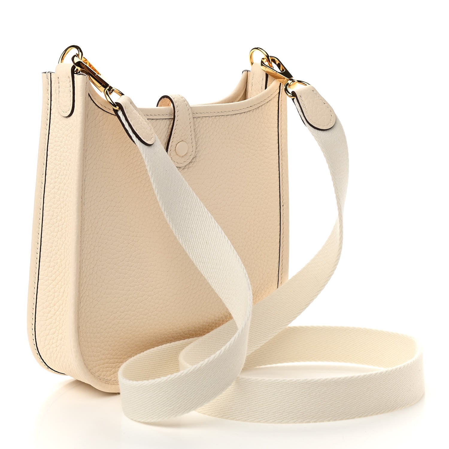 Hermes Taurillon Clemence Amazone Evelyne TPM Nata Craie 3 of 11