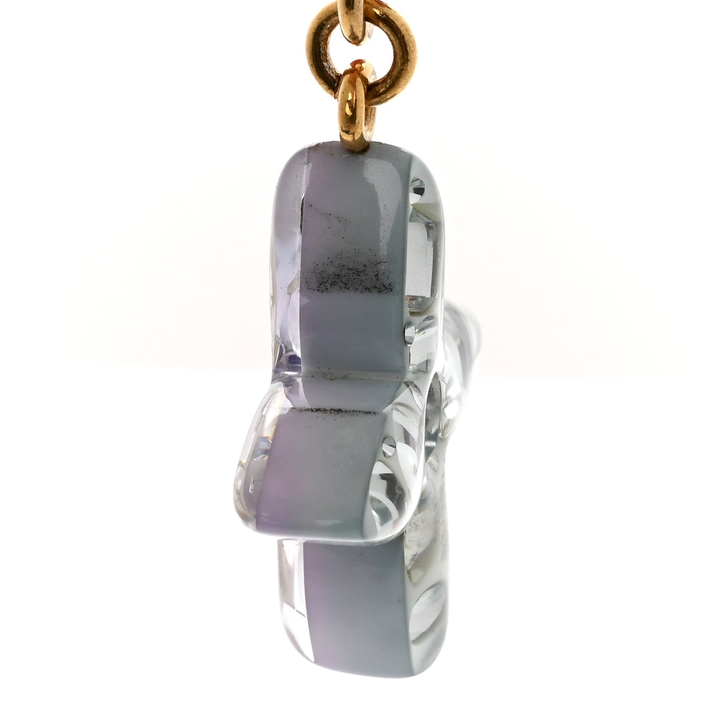 Resin Strass Glam Flower Bag Charm Multicolor