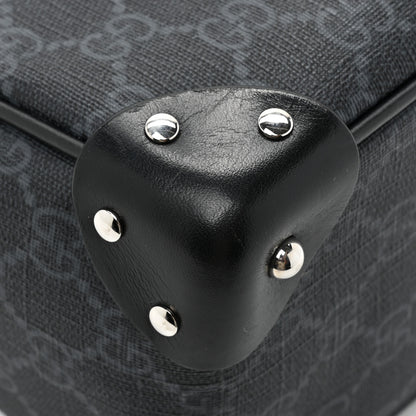 Gucci GG Supreme Monogram Selleria Calfskin Square Messenger Bag Black 12 of 13