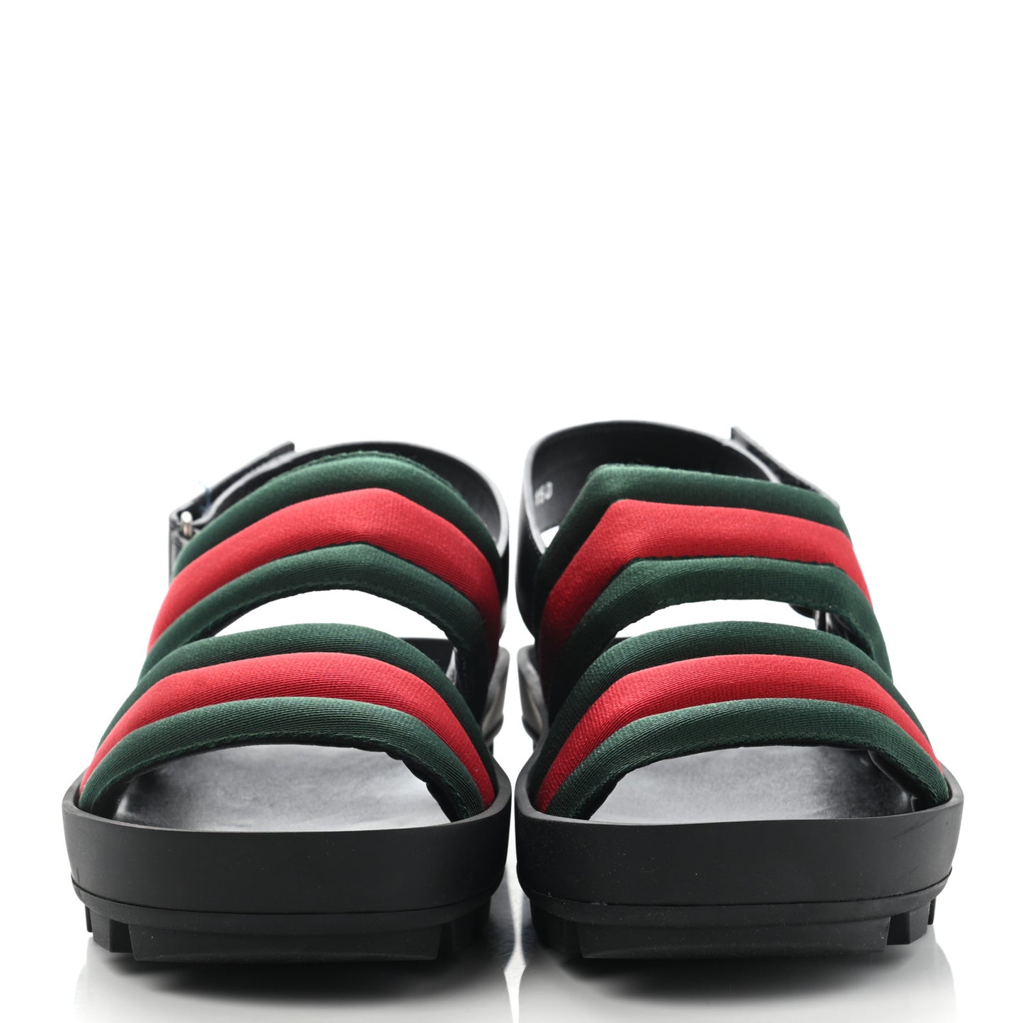Nylon Cirano Lux Web Mens Cleat Sole Slingback Sandals 6 Green Red Black