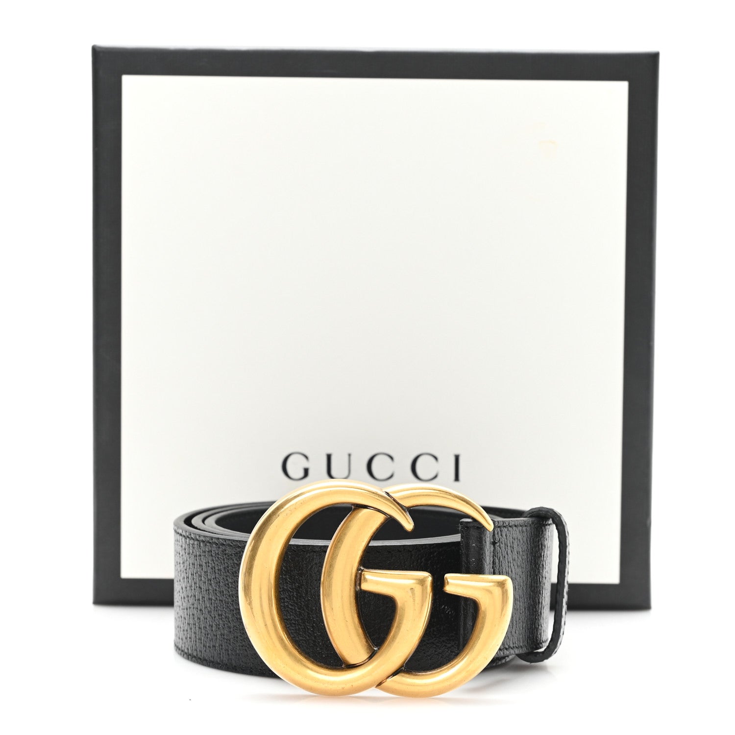 Gucci Calfskin Double G 40mm Belt 85 34 Black 6 of 6