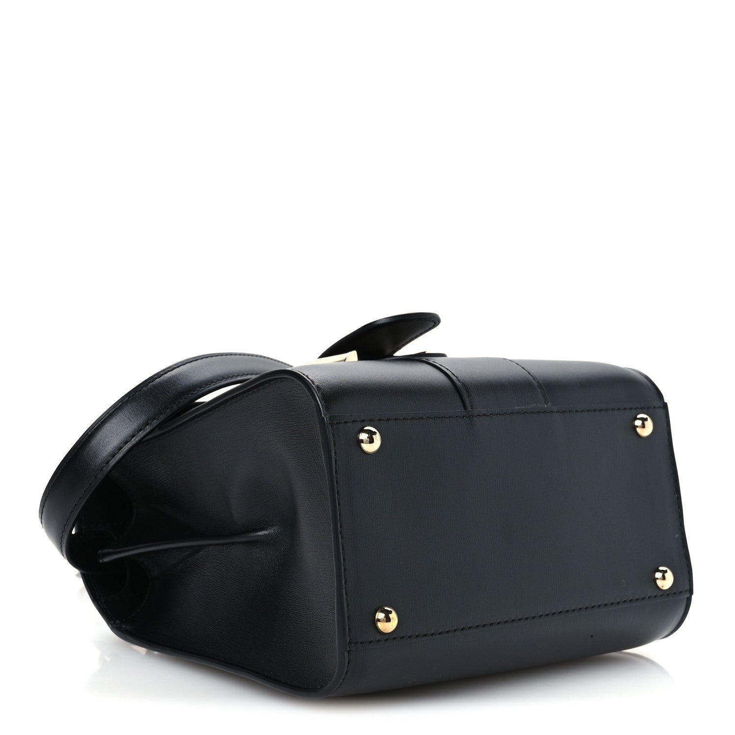 Delvaux Box Calfskin Mini Brillant Satchel Black 3 of 10