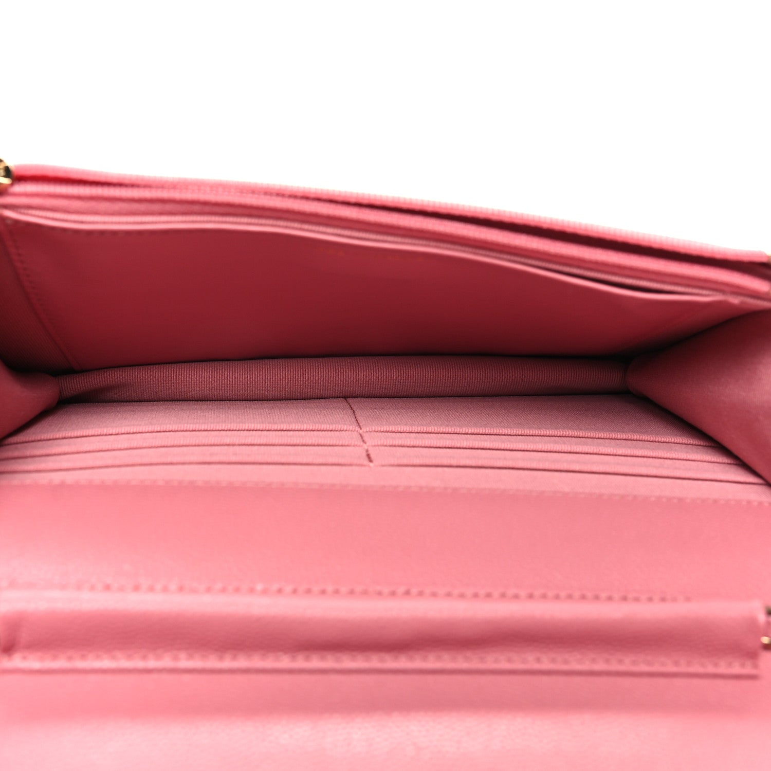 Chanel Caviar Quilted Wallet on Chain WOC Pink 5 of 11