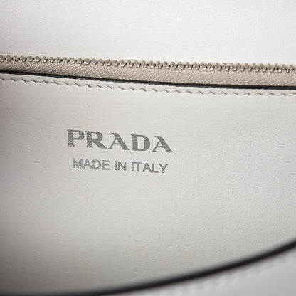 Prada Saffiano City Calfskin Studded Small Elektra Shoulder Bag White 6 of 8