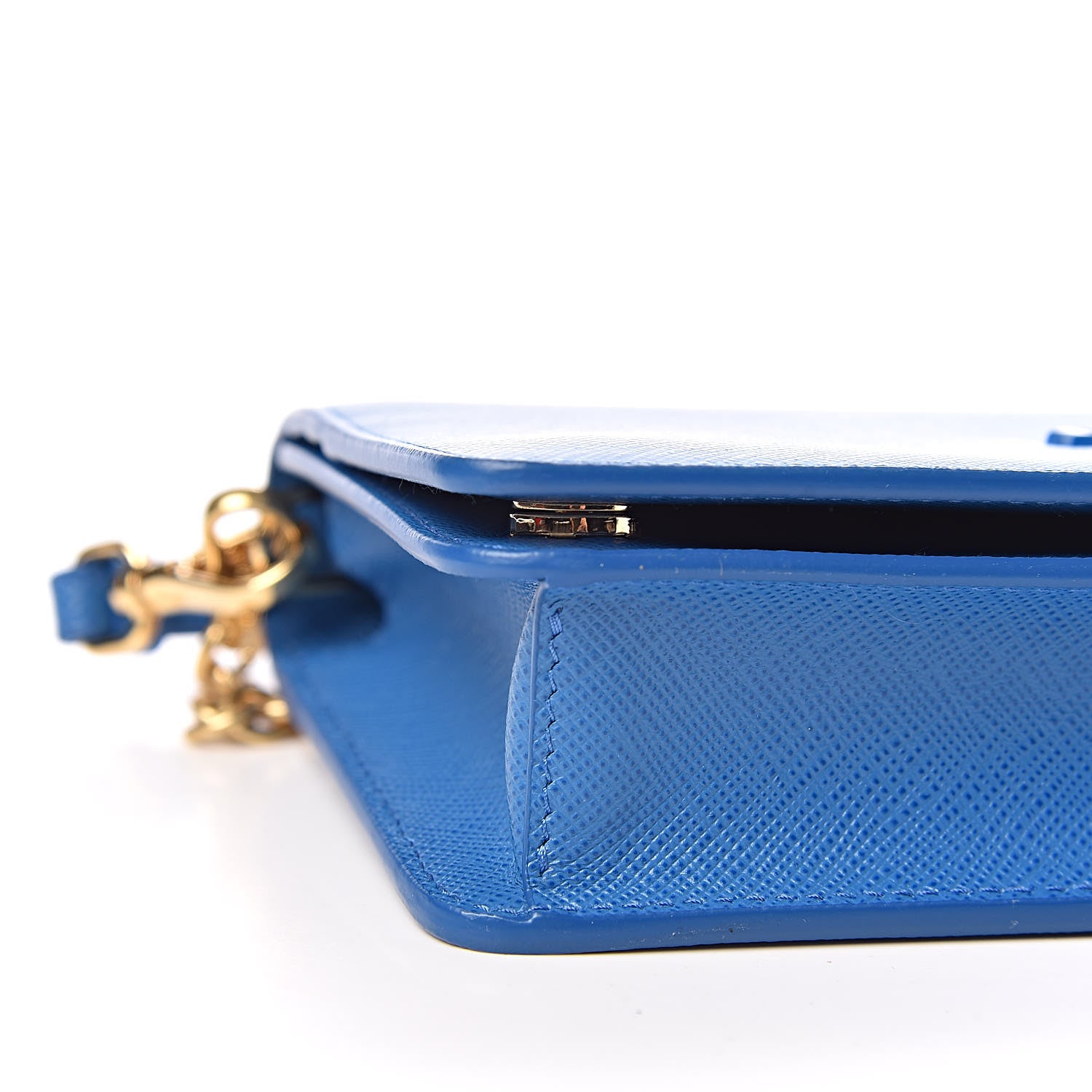 Prada Saffiano Shine Monochrome Chain Wallet Marea 5 of 10