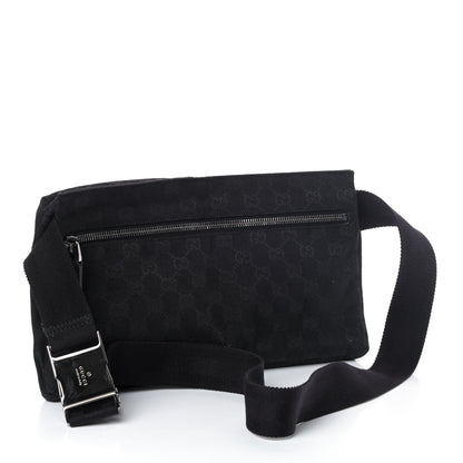 Gucci GG Monogram Double Pocket Belt Bag Black 2 of 4
