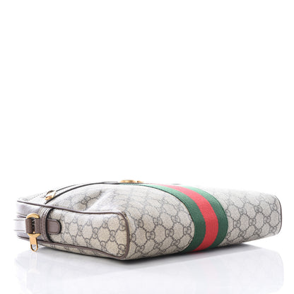 Gucci GG Supreme Monogram Web Medium Ophidia Messenger Bag Brown 3 of 13
