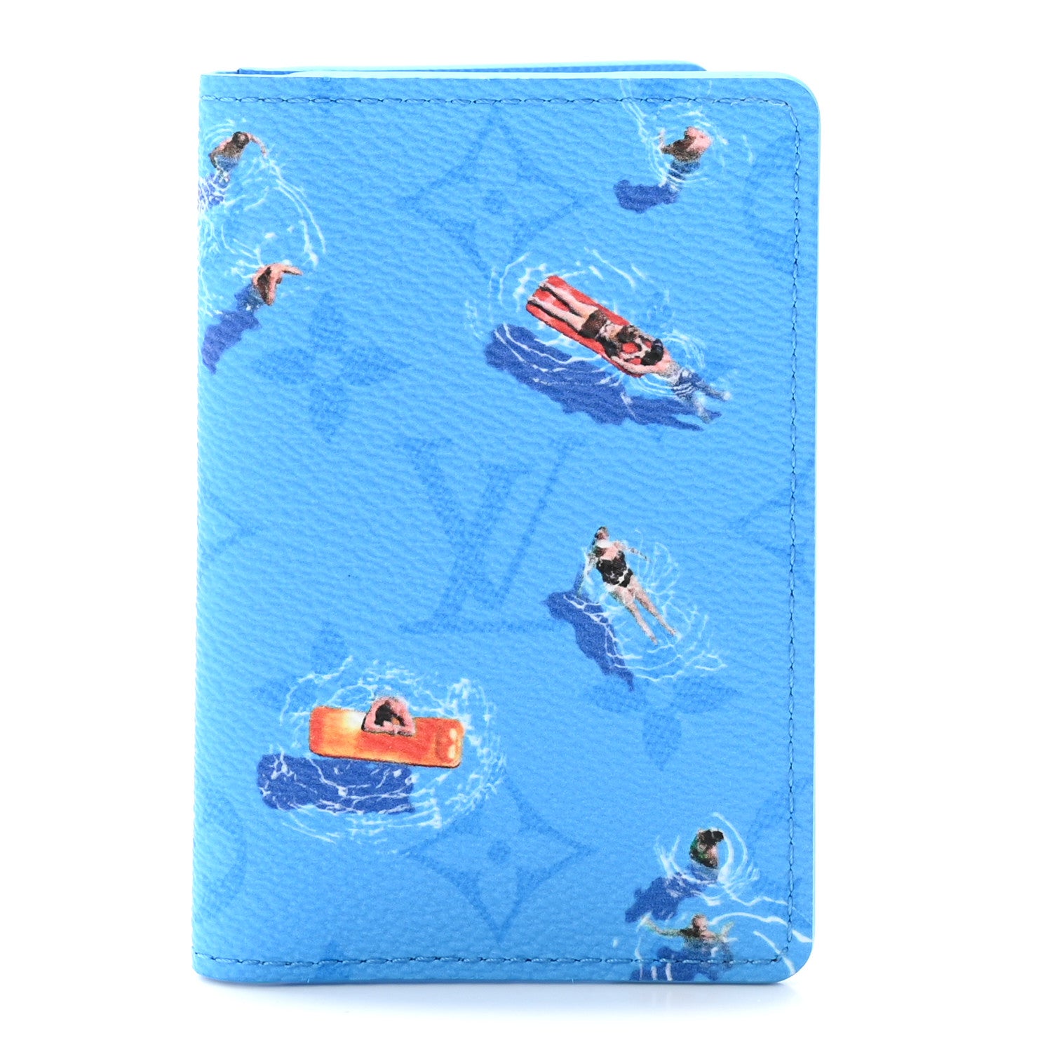 Louis Vuitton Monogram Sports Pocket Organizer Pool Blue 1 of 5