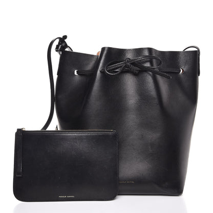 Mansur Gavriel Vegetable Tanned Calfskin Bucket Bag Pink 1 of 13