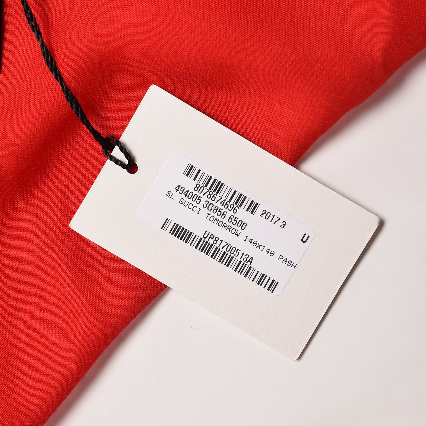 Modal Silk Coco Capitan Logo Square Scarf Flame