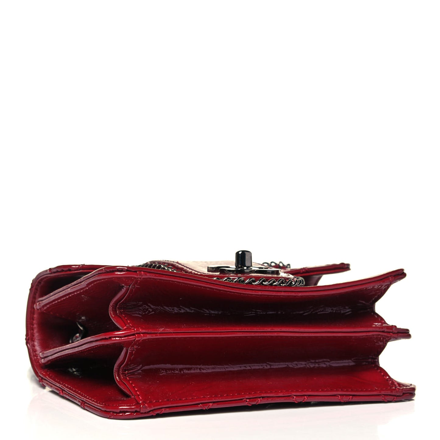 Patent Mini Madison Flap Red