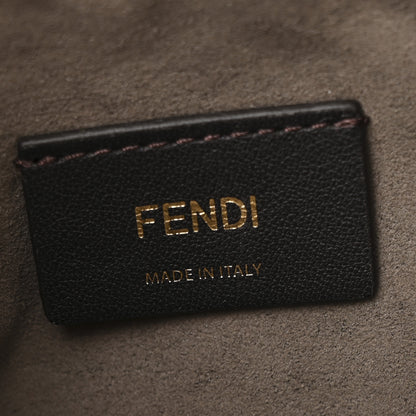 Fendi Chenille Vitello King FF Mini Mon Tresor Bucket Bag Tortora Nuvola 6 of 13