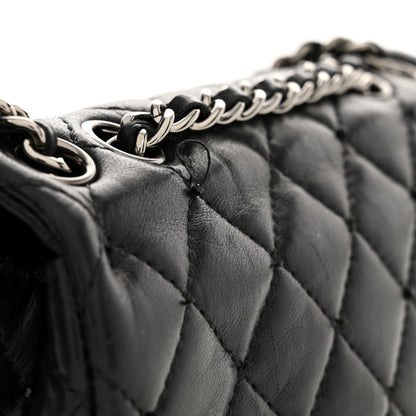 Chanel Lambskin Quilted Beaded Extra Mini Rectangular Flap Black 9 of 12