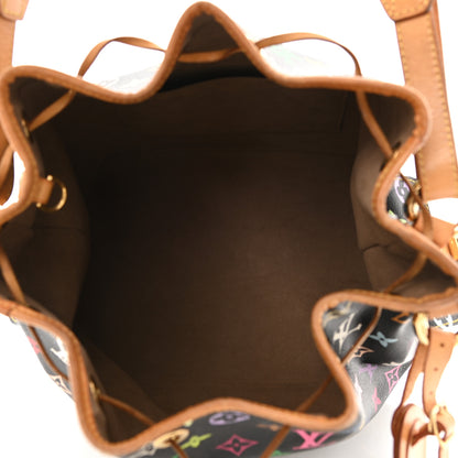 Louis Vuitton Monogram Multicolor Petit Noe Black 5 of 10