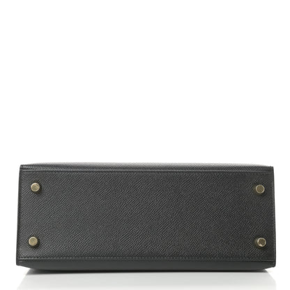 Hermes Epsom Kelly Sellier 25 Black 6 of 39