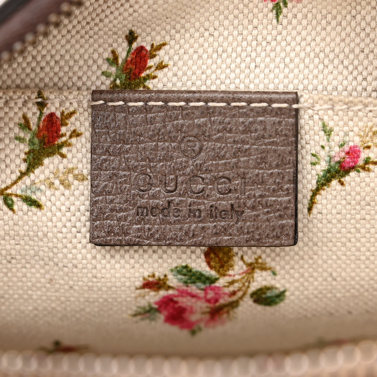 GG Supreme Monogram Web Neo Vintage Shoulder Bag Beige New Acero Crop