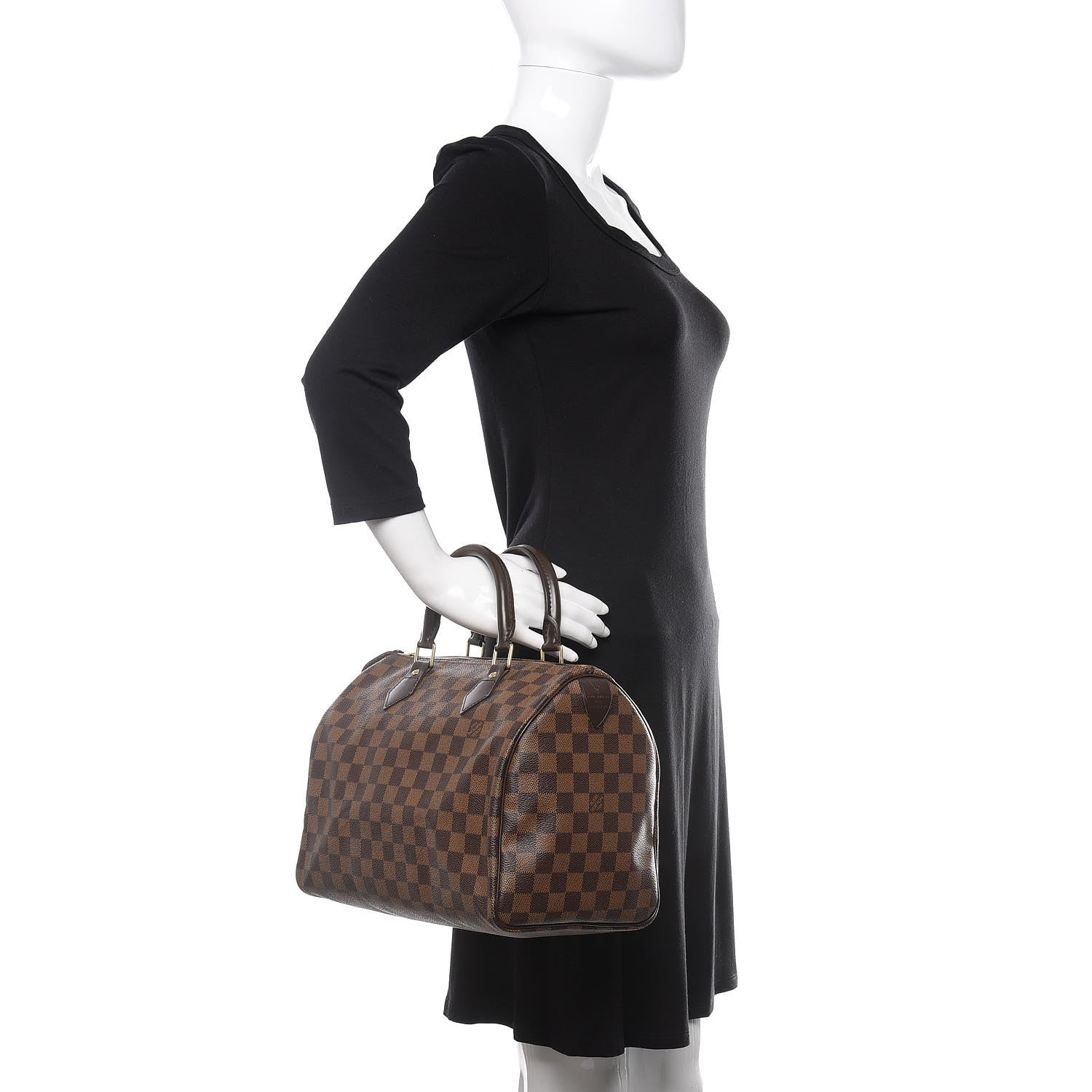Louis Vuitton Damier Ebene Speedy 30 3 of 11