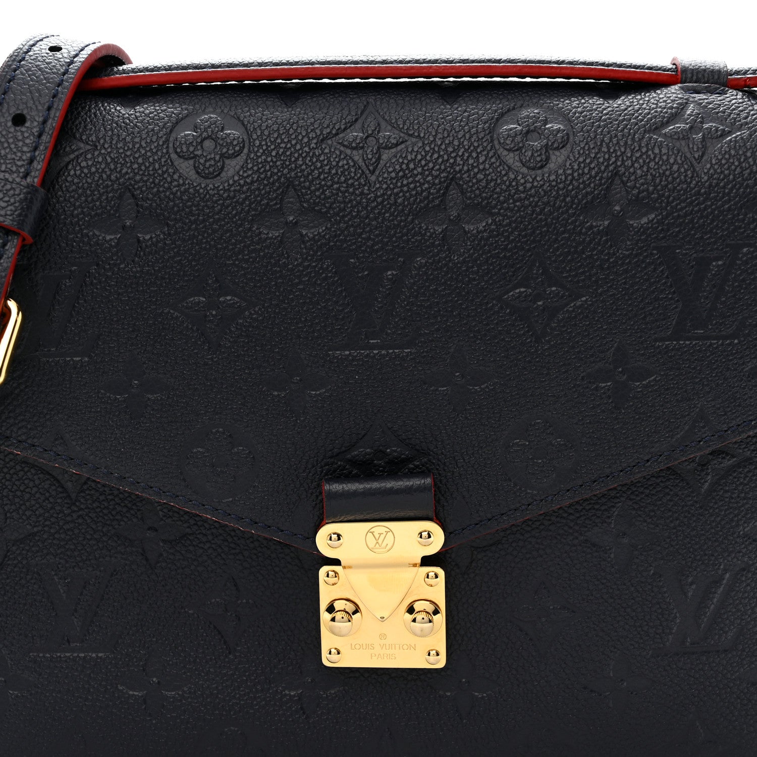 Louis Vuitton Empreinte Pochette Metis Marine Rouge 7 of 9