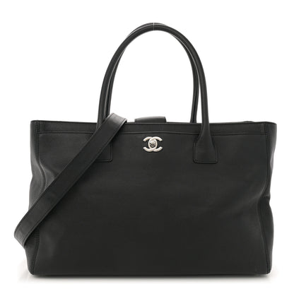 Chanel Calfskin Cerf Executive Shopper Tote Black 1 of 14