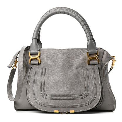 Chloe Calfskin Medium Marcie Satchel Cashmere Grey 1 of 11