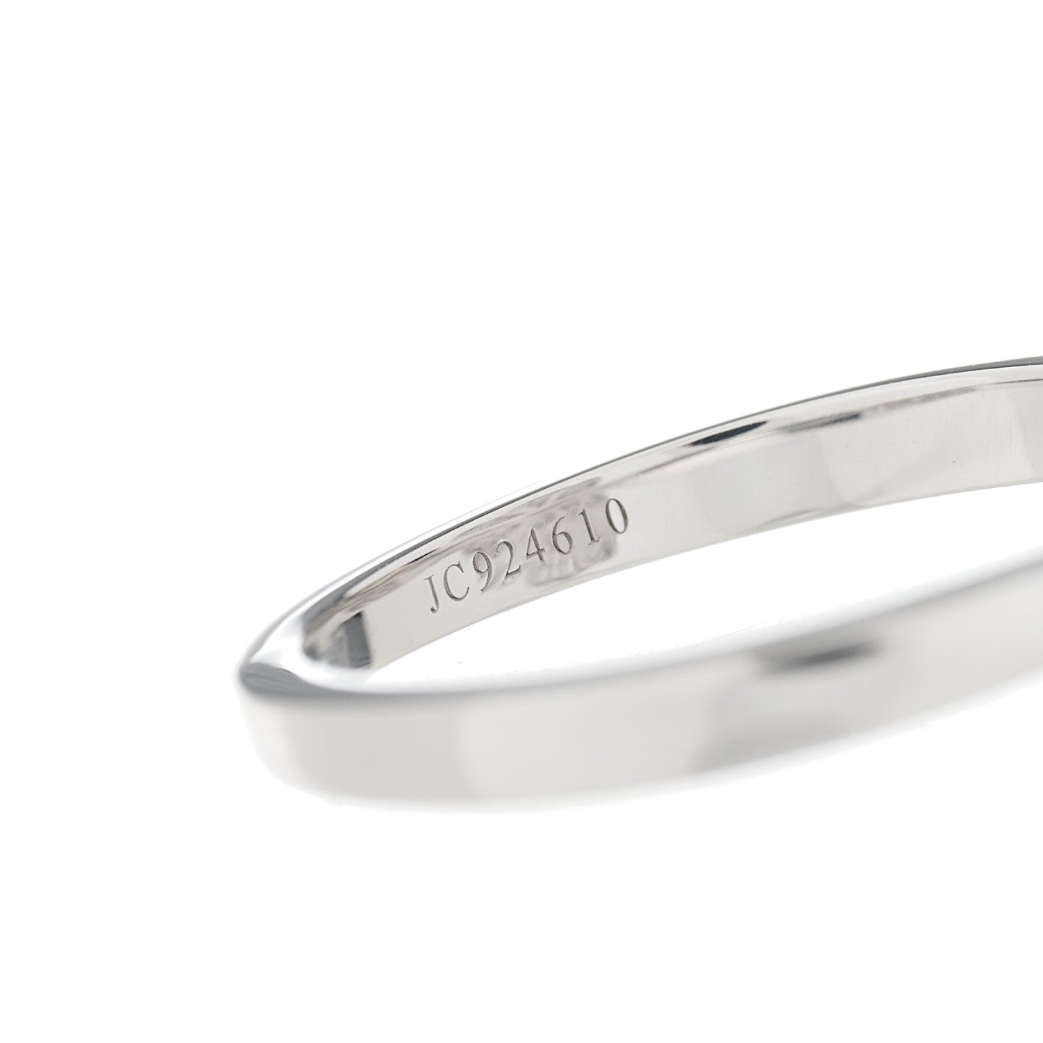 Van Cleef & Arpels 18K White Gold Diamond Small Frivole Ring 57 8 5 of 7