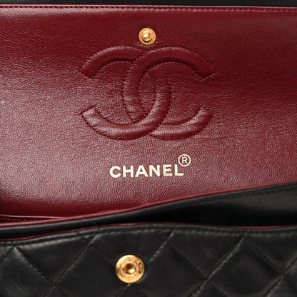 Chanel Lambskin Quilted Small Double Flap Black 6 of 12