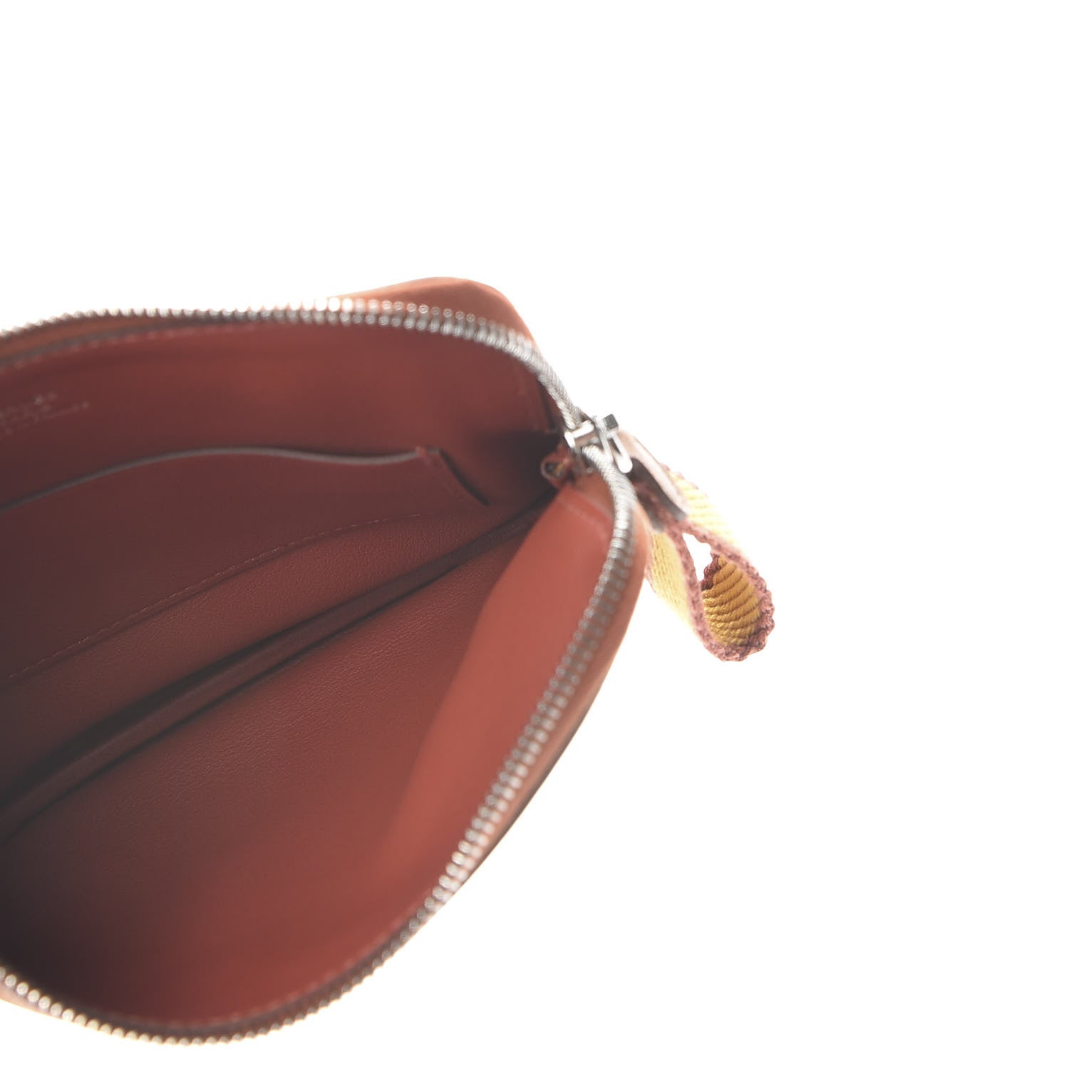 Hermes Swift Couverture Nouvelle Carre Pocket Pouch Gold Ambre 5 of 7