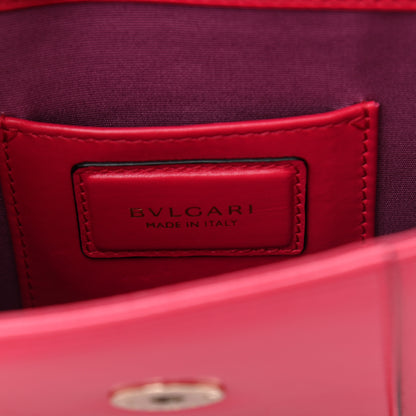 Bulgari Calfskin Serpenti Forever Crossbody Bag Red 6 of 11